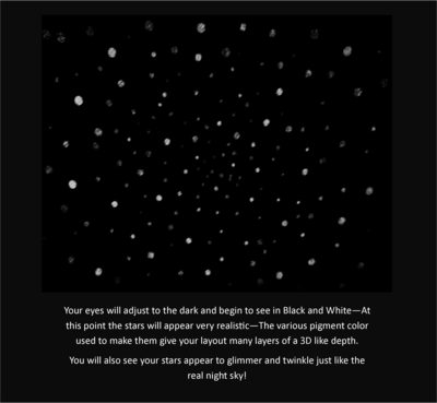 Glow in the Dark Star Dots - Multi Color Set for stunning night sky ceilings, invisible by day - image5